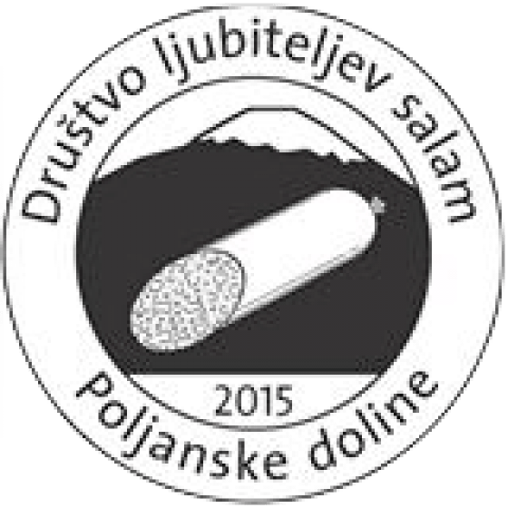 Logotip Društva ljubiteljev salam Poljanske doline
